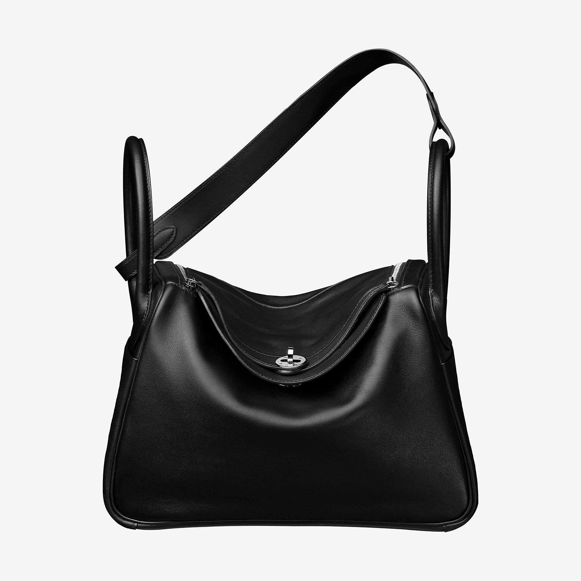 Hermes Noir Swift Calfskin Lindy 30 Bag Herm s Birkin Kelly Constance 