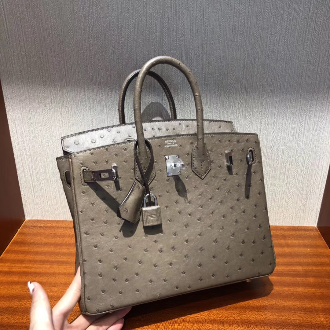 铂金包图片大全 Hermes Birkin 25cm CK88 Graphite 石墨灰 雾面方块美洲鳄-Hermes Birkin ...