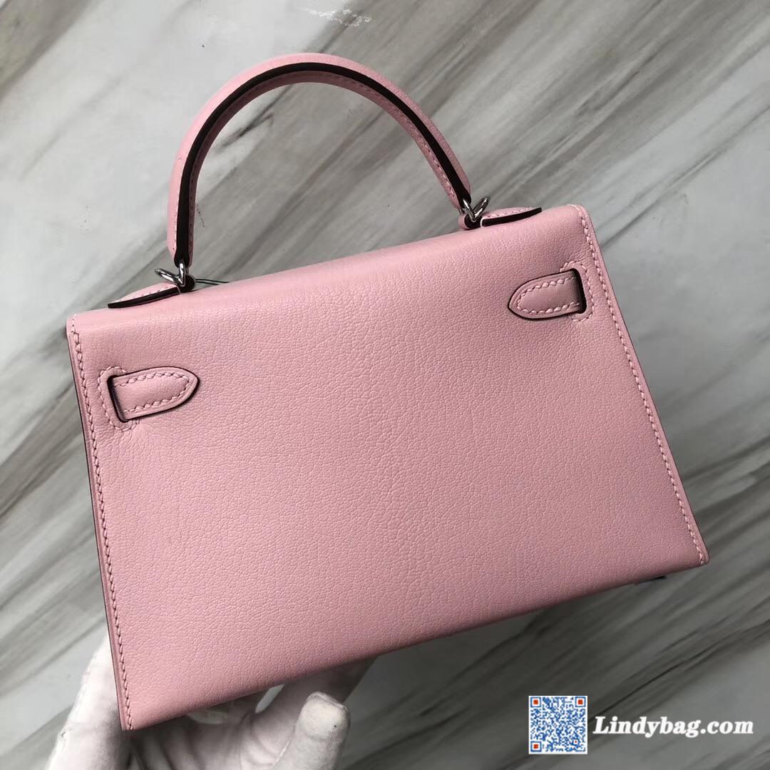 爱马仕2019年是D刻 Hermes Mini Kelly II Price Chevre 3Q Rose Sakura 新樱花粉-Hermes Birkin kelly constance ...