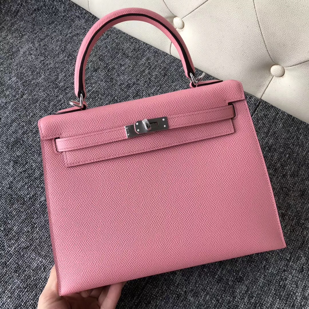 爱马仕包包官方网女包价格 Hermès Constance 18 Epsom I5 Flamingo 银扣-Hermès Birkin ...