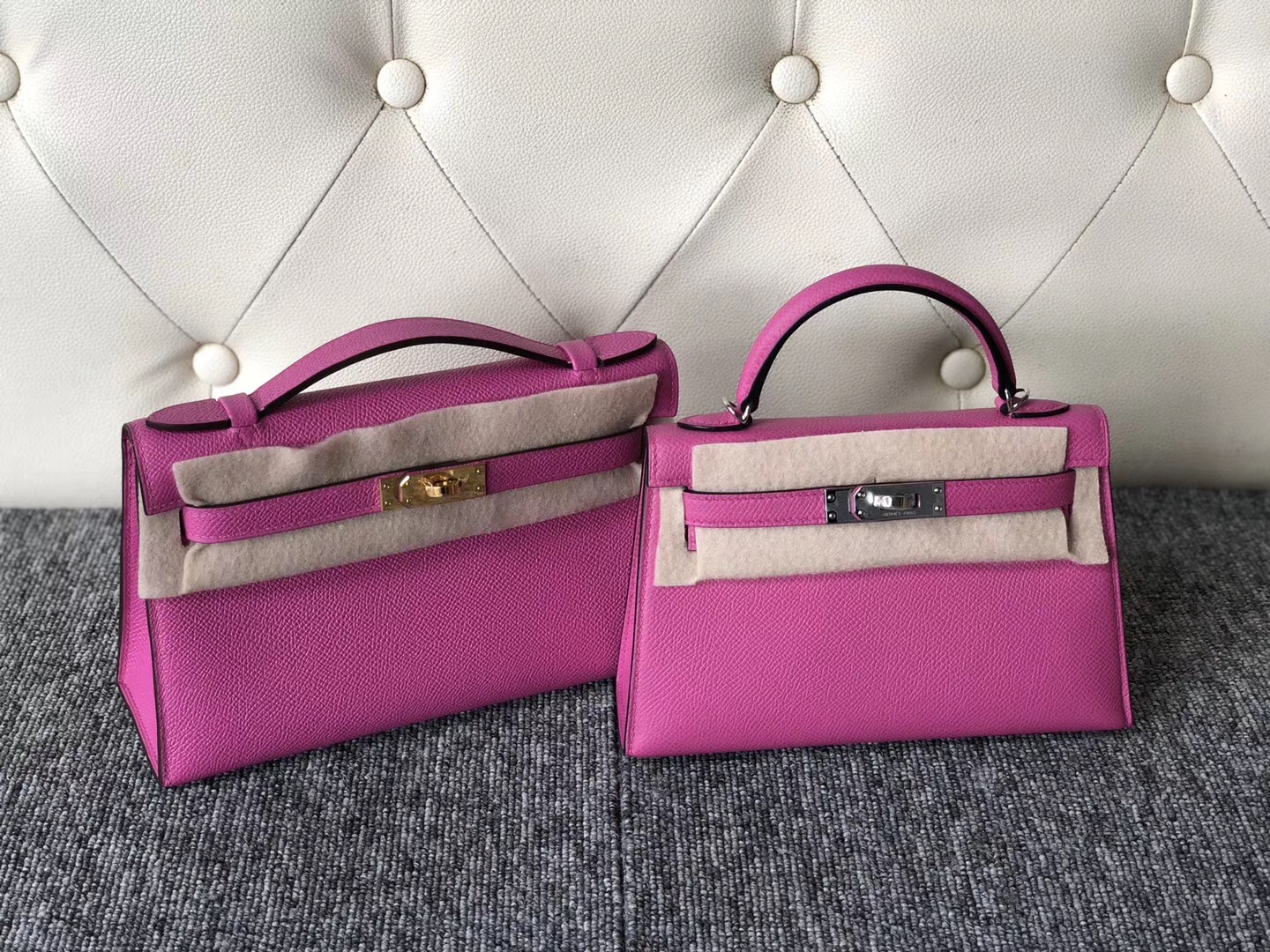 HERMES KELLY POCHETTE AND MINI KELLY ♡ Review & Comparison ♡ xsakisaki 