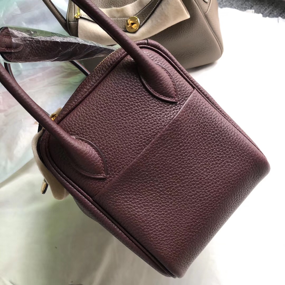 臺灣臺中市愛馬仕愛馬仕林迪包 Hermes lindy 26cm clemence 57 Bordeaux