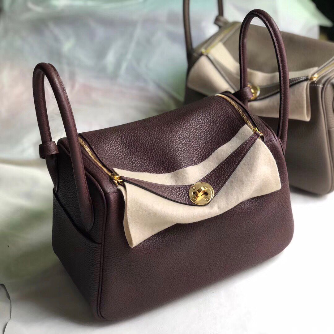 臺灣臺中市愛馬仕愛馬仕林迪包 Hermes lindy 26cm clemence 57 Bordeaux