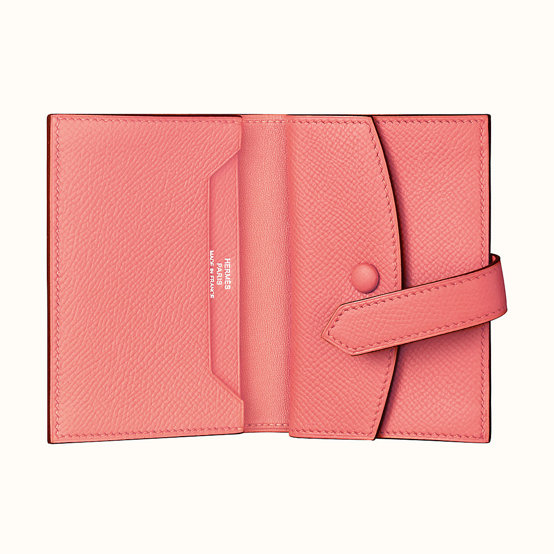 臺灣桃園縣愛馬仕短錢包 Hermes Bearn mini wallet CKK4 夏日粉 Rose Été