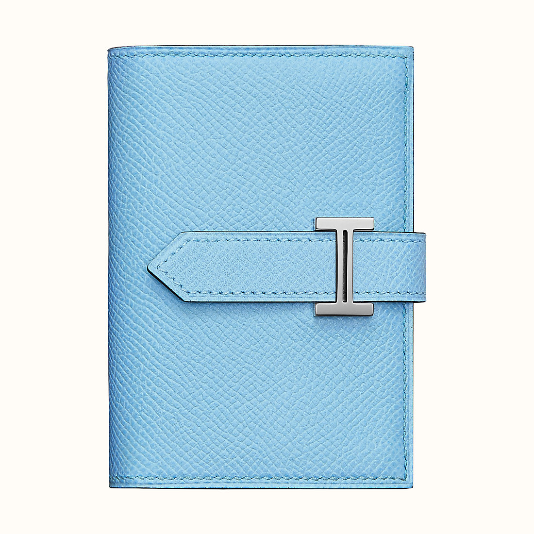 臺灣宜蘭縣愛馬仕短錢包尺寸 Hermes Bearn mini wallet CK7N Céleste 天藍色