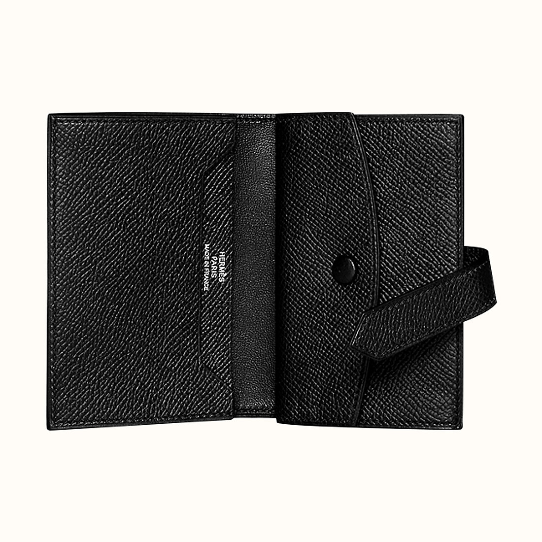 臺中市愛馬仕短款錢包 Hermes Bearn mini wallet CK89 Noir