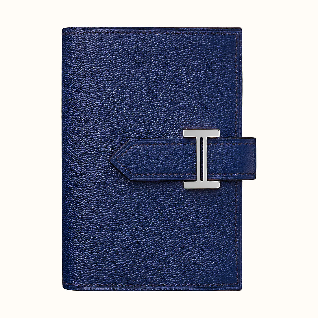 臺灣臺北市愛馬仕短錢包 Hermes Bearn mini wallet CK73 Bleu Saphir 寶石藍
