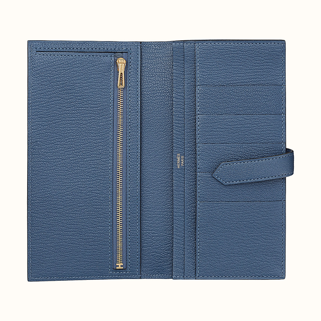 西貢區愛馬仕錢包價格多少錢 Hermes Bearn wallet CC7E Bleu Brighton