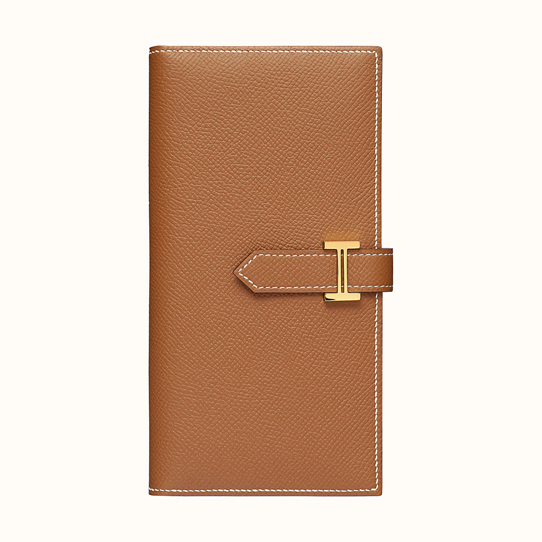 香港北區愛馬仕錢包 Hermes Bearn wallet CC37 Gold Epsom