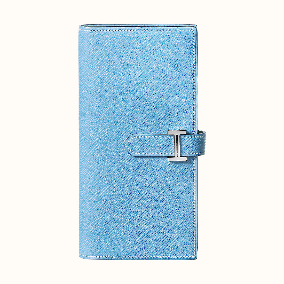 臺灣彰化縣愛馬仕錢包 Hermes Bearn wallet CK7N Céleste 天藍色