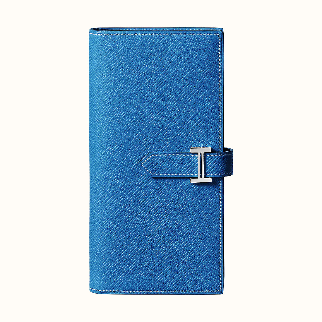 臺灣基隆市 Hermes Bearn wallet Epsom CKI7 Bleu Zellige 琉璃藍