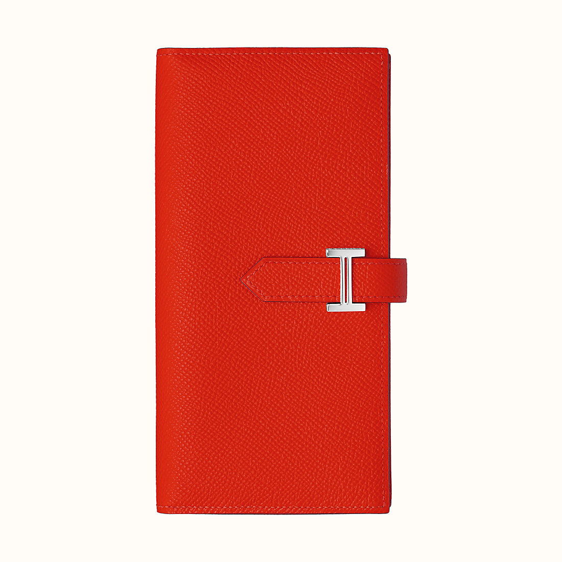 Hermes Bearn wallet CKS3 Rouge De Cœur Epsom calfskin