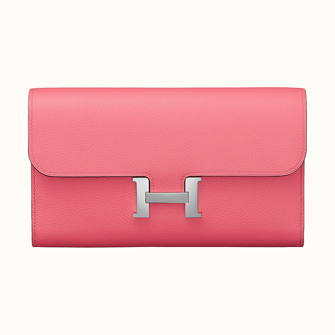 臺灣臺中市 Hermes Constance long wallet CK8W Rose Azalée