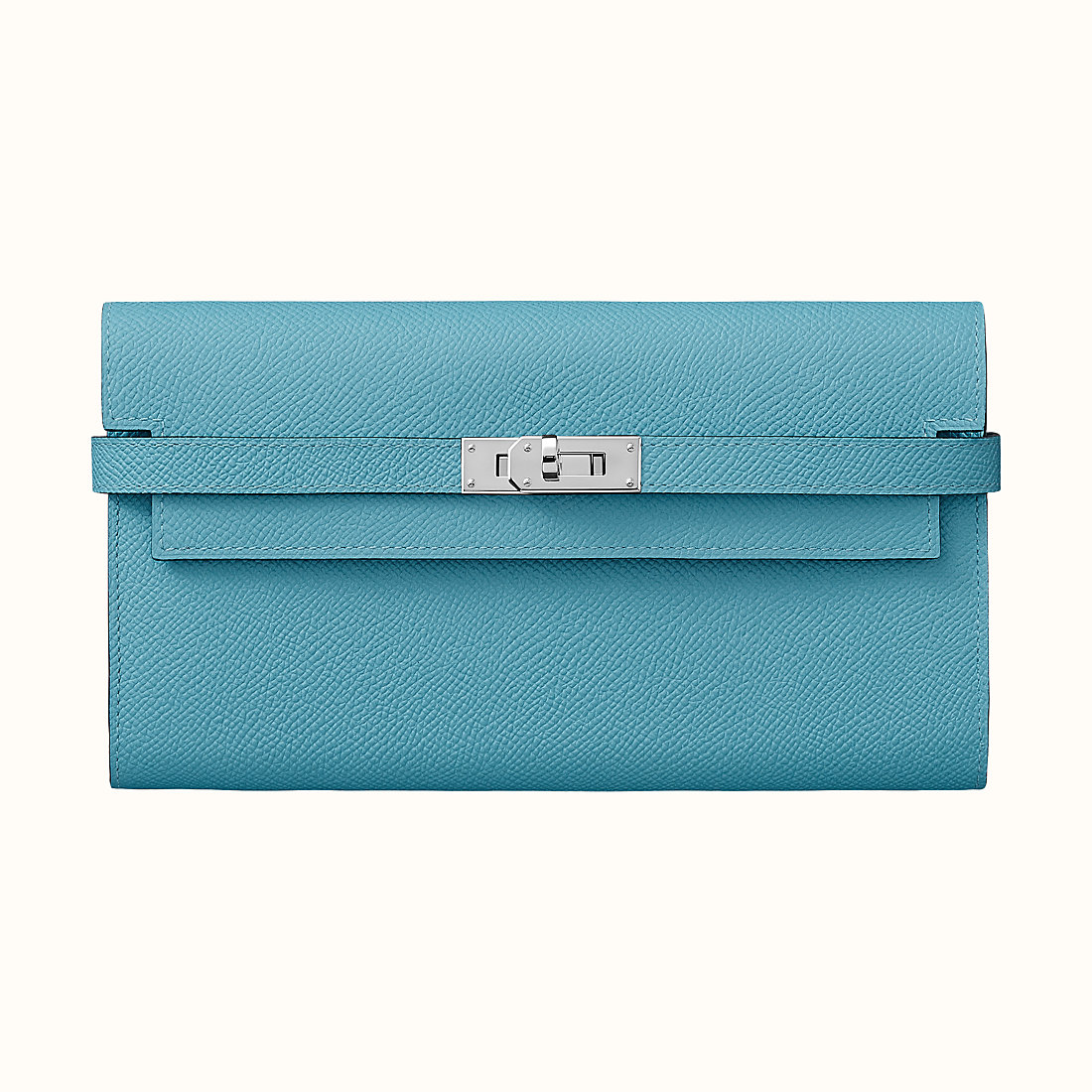 臺灣新竹市 Hermes Kelly classic verso wallet Bleu Du Nord/Rouge De Cœur