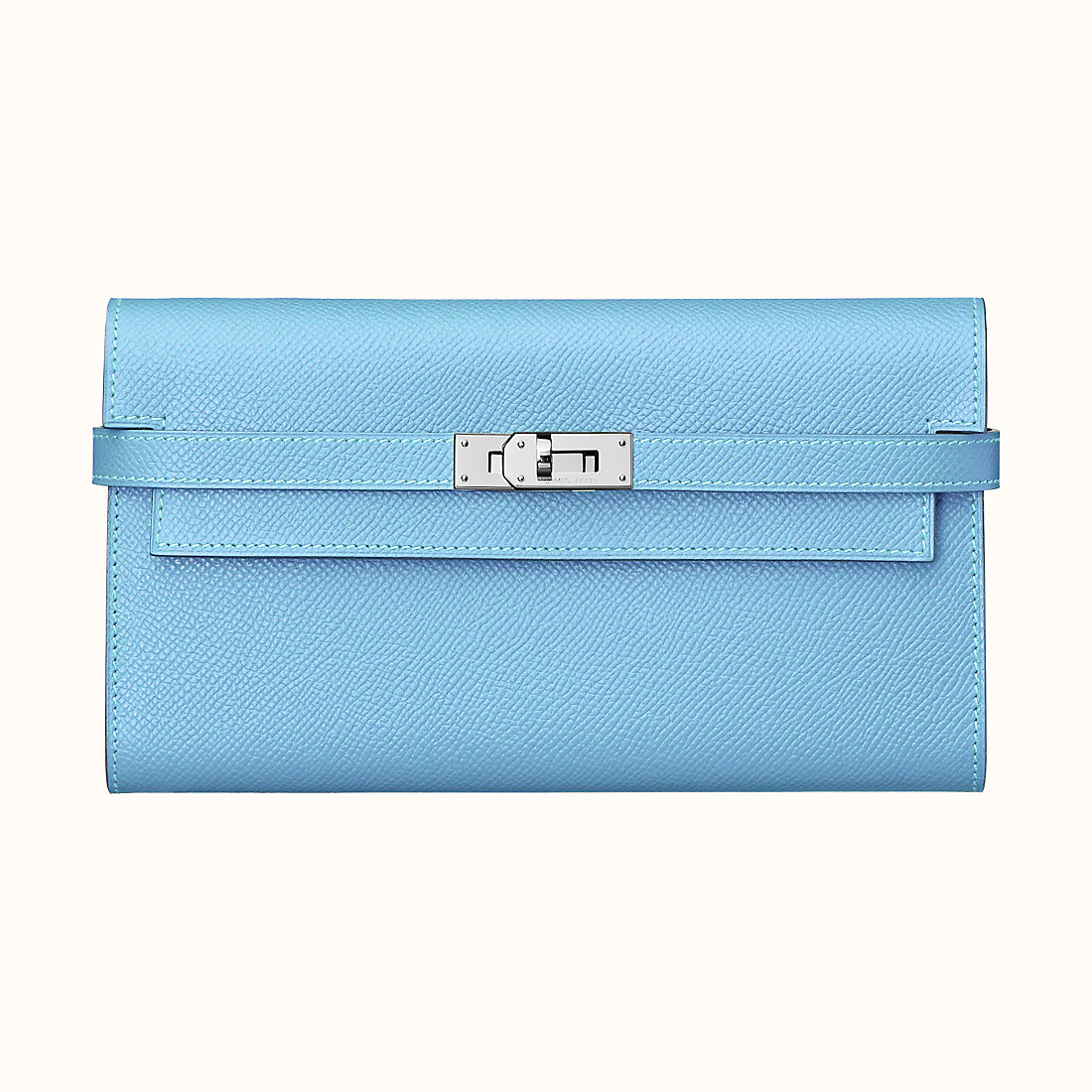 Hermes Kelly classic wallet CK7N Céleste 天蓝色