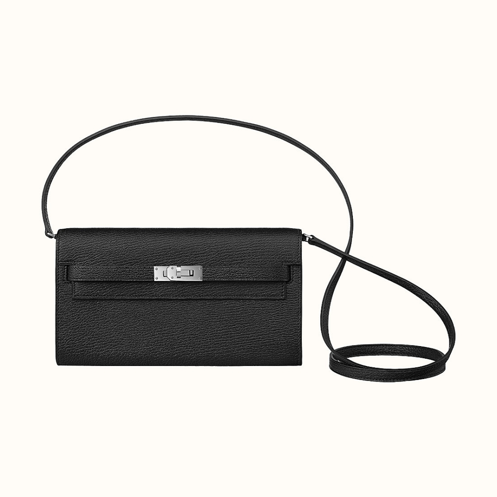 Hermes Kelly Classique To Go wallet WOC CK89 Mysore goatskinHermès