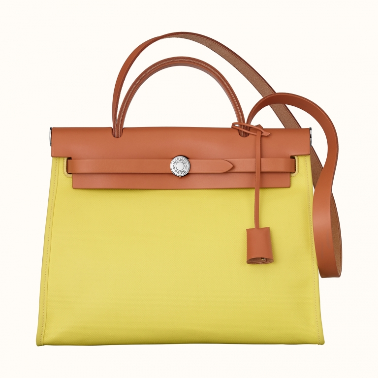 Hermes Herbag Zip 31手提包 H Berline帆布Hunter牛皮手提包Hermès Birkin kelly Constance Lindy Bag