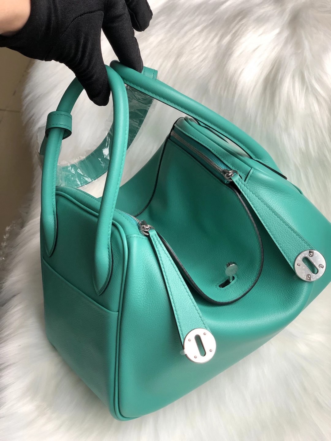 臺灣高雄市 愛馬仕林迪包 Hermes Lindy 26cm U1 Vert Verone Evercolor