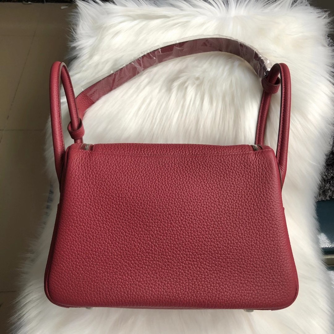 臺灣雲林縣 嘉義縣 Hermes Lindy 26cm Clemence K1 Rouge Grenat 石榴紅