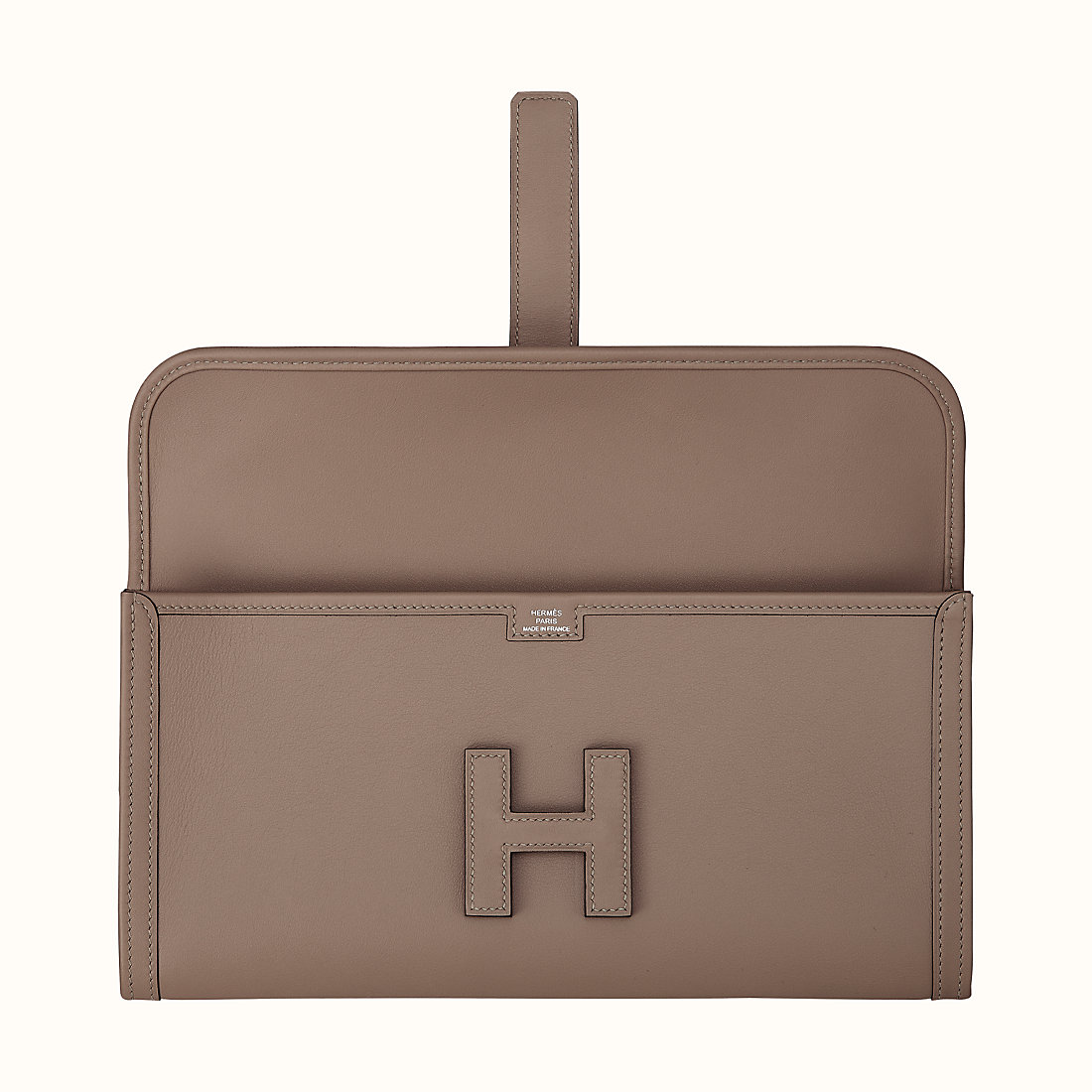 Hermes Jige Elan 29 clutch CA18 Étoupe Swift calfskin