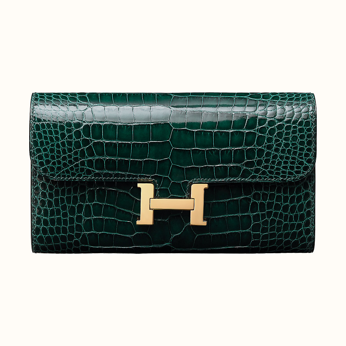 新北市康斯坦斯長錢包 Hermes Constance wallet CC6O Vert Cyprès