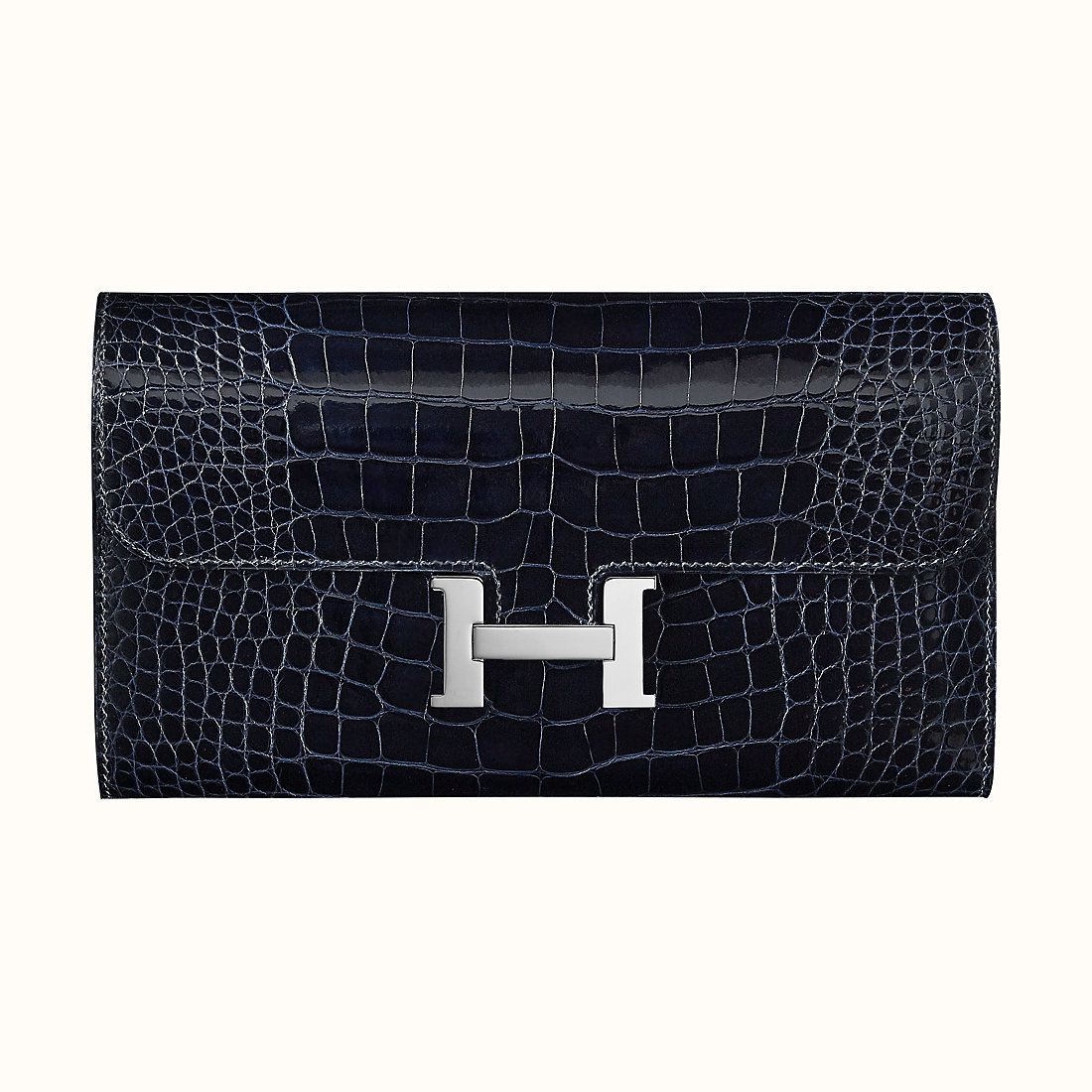 臺中市愛馬仕康斯坦斯長錢包 Hermes Constance wallet CK78 Bleu Marine