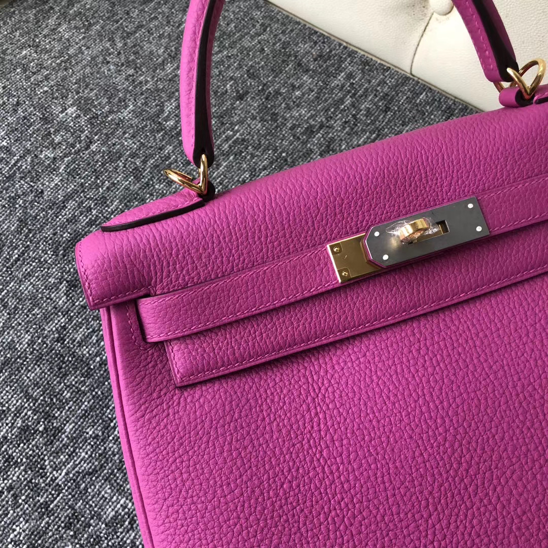 臺灣臺北市大同區 愛馬仕凱莉包 Hermes Kelly 28cm Togo 9I Rose Magnolia