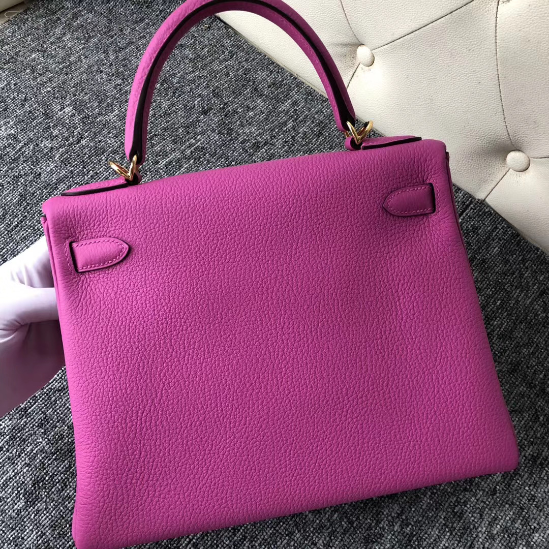 臺灣臺北市大同區 愛馬仕凱莉包 Hermes Kelly 28cm Togo 9I Rose Magnolia