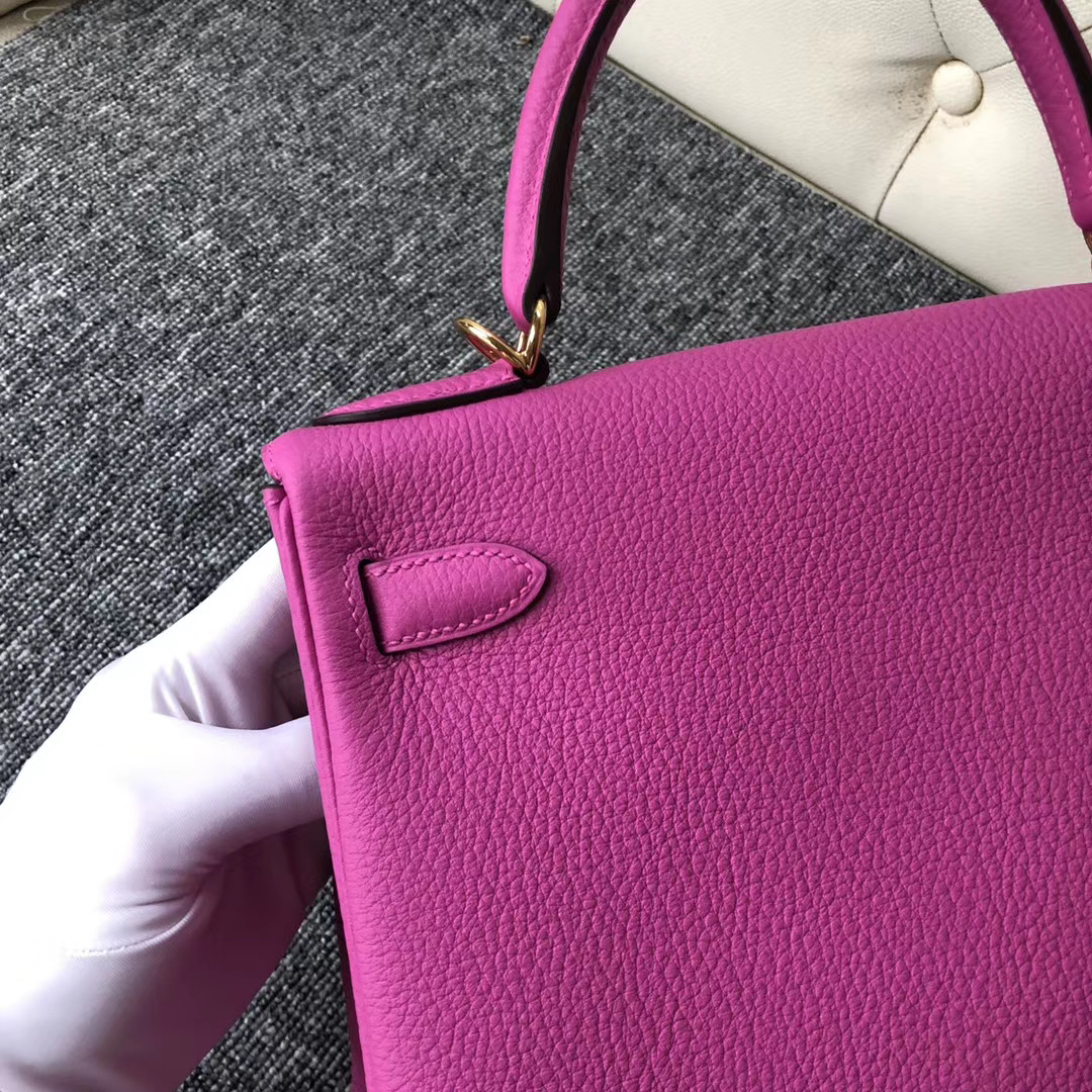 臺灣臺北市大同區 愛馬仕凱莉包 Hermes Kelly 28cm Togo 9I Rose Magnolia