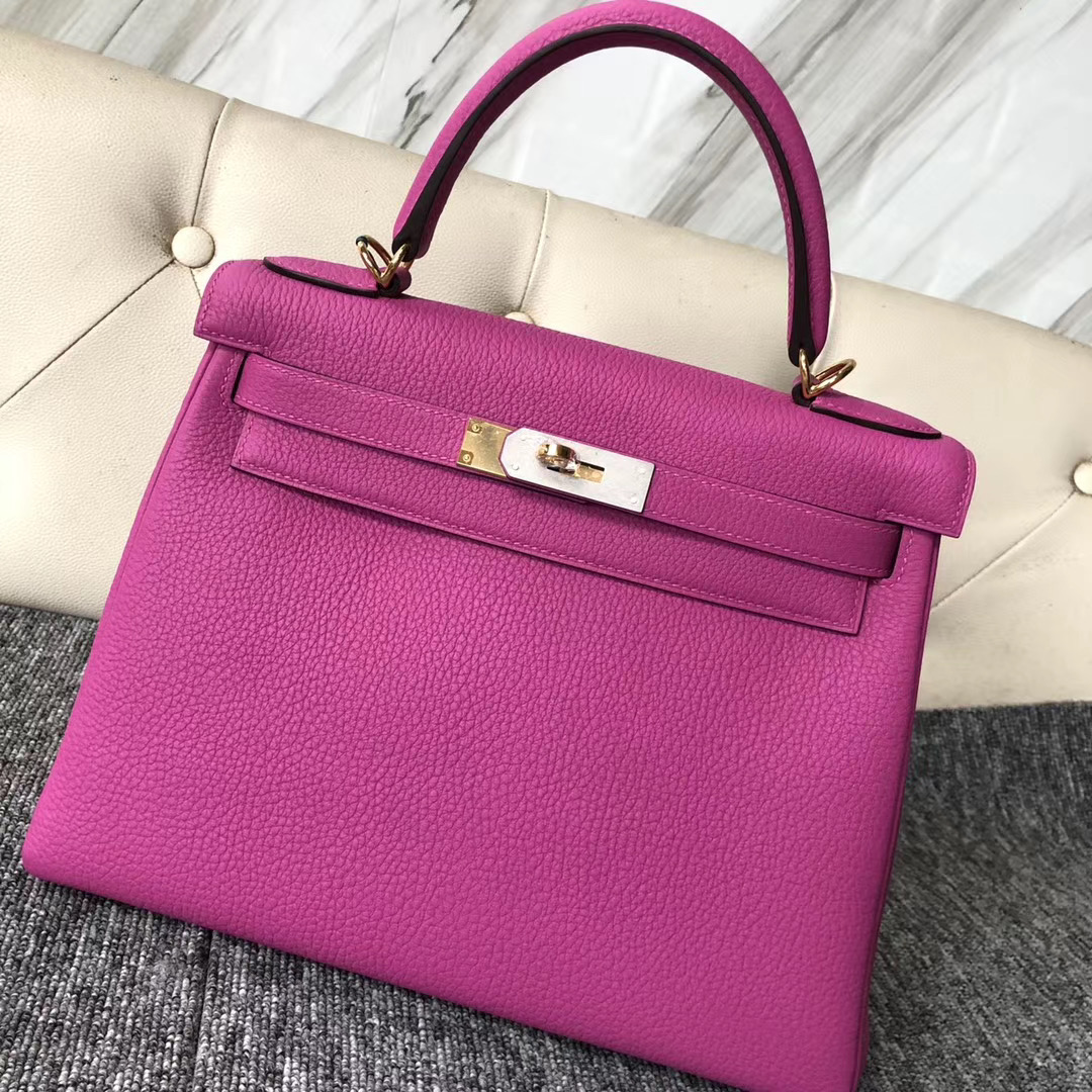 臺灣臺北市大同區 愛馬仕凱莉包 Hermes Kelly 28cm Togo 9I Rose Magnolia