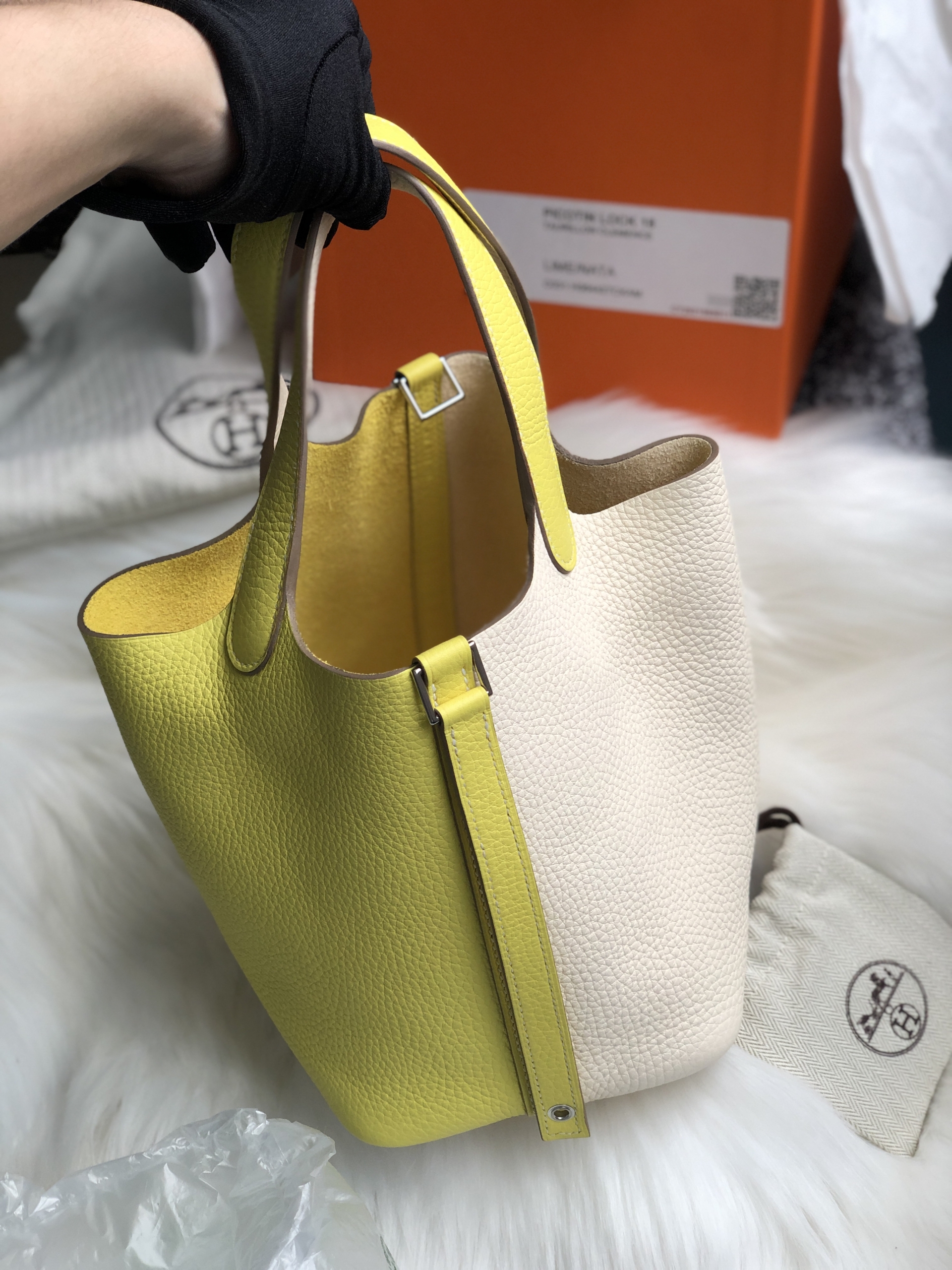 臺北市士林區 愛馬仕菜籃子 Hermes Picotin Lock 18 bag Clemence