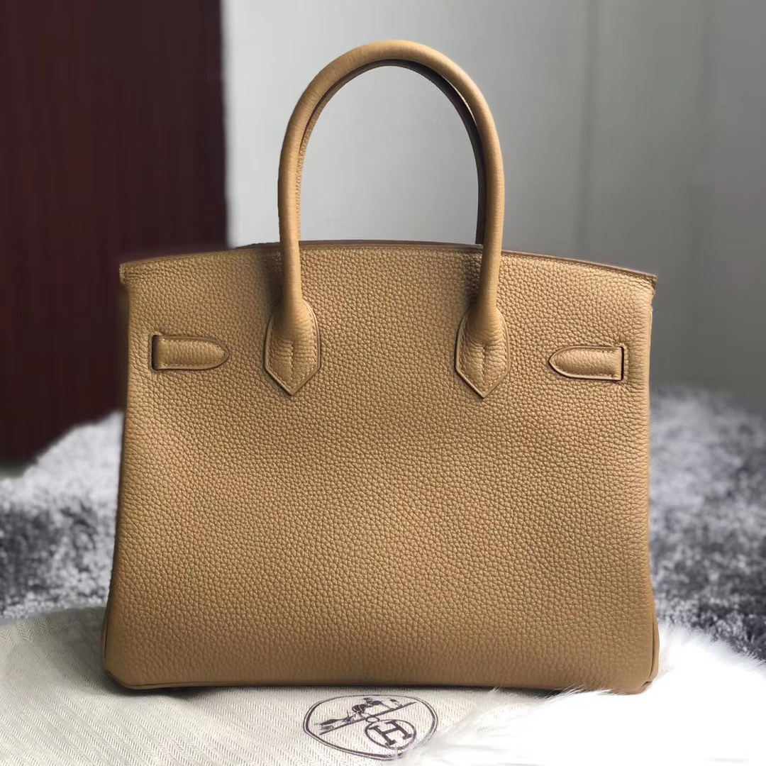 臺灣臺中市大安區 Hermes Birkin 30cm Handbag U8 Bronze 金銅色