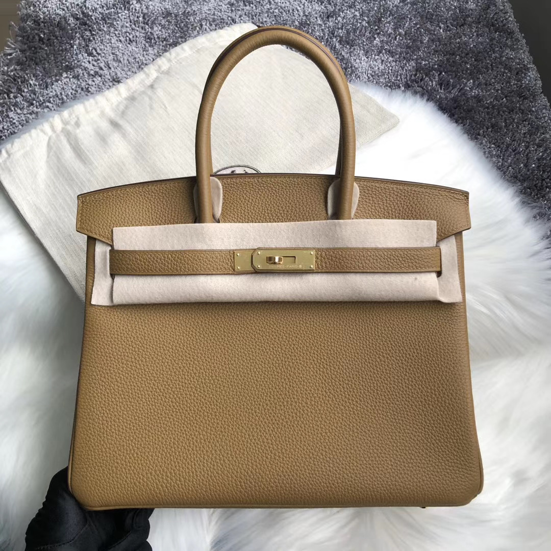 臺灣臺中市大安區 Hermes Birkin 30cm Handbag U8 Bronze 金銅色