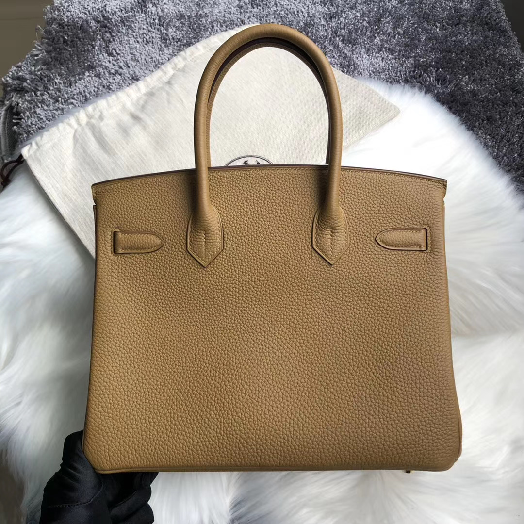 臺灣臺中市大安區 Hermes Birkin 30cm Handbag U8 Bronze 金銅色