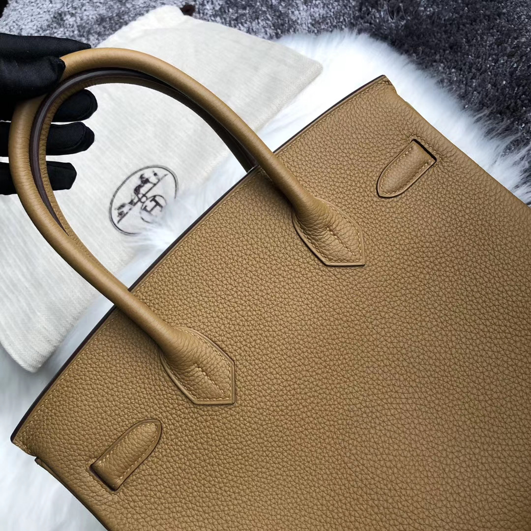 臺灣臺中市大安區 Hermes Birkin 30cm Handbag U8 Bronze 金銅色