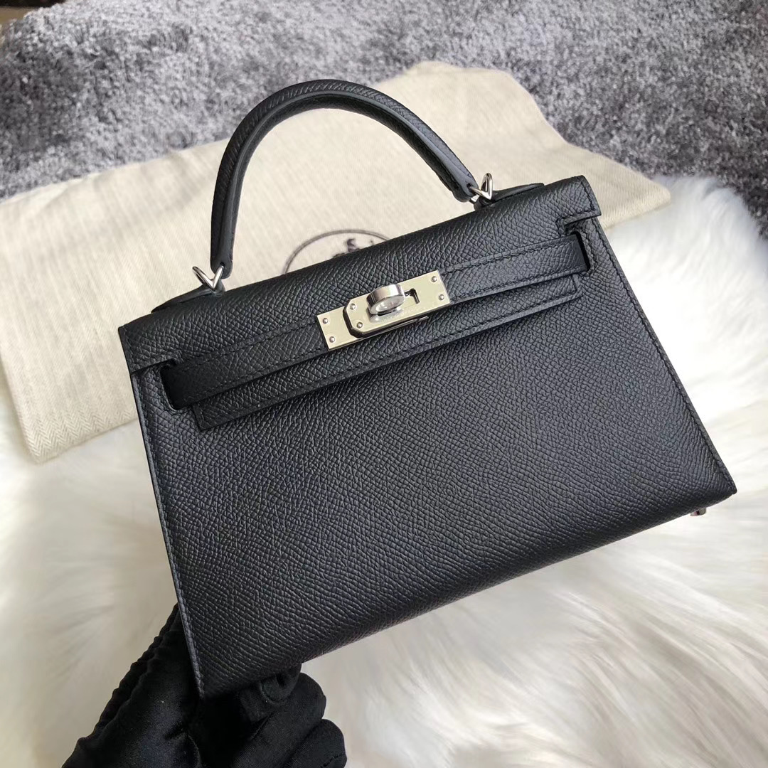 臺灣高雄市大樹區 Hermes Kelly Mini 2代 CK89 Black 黑色