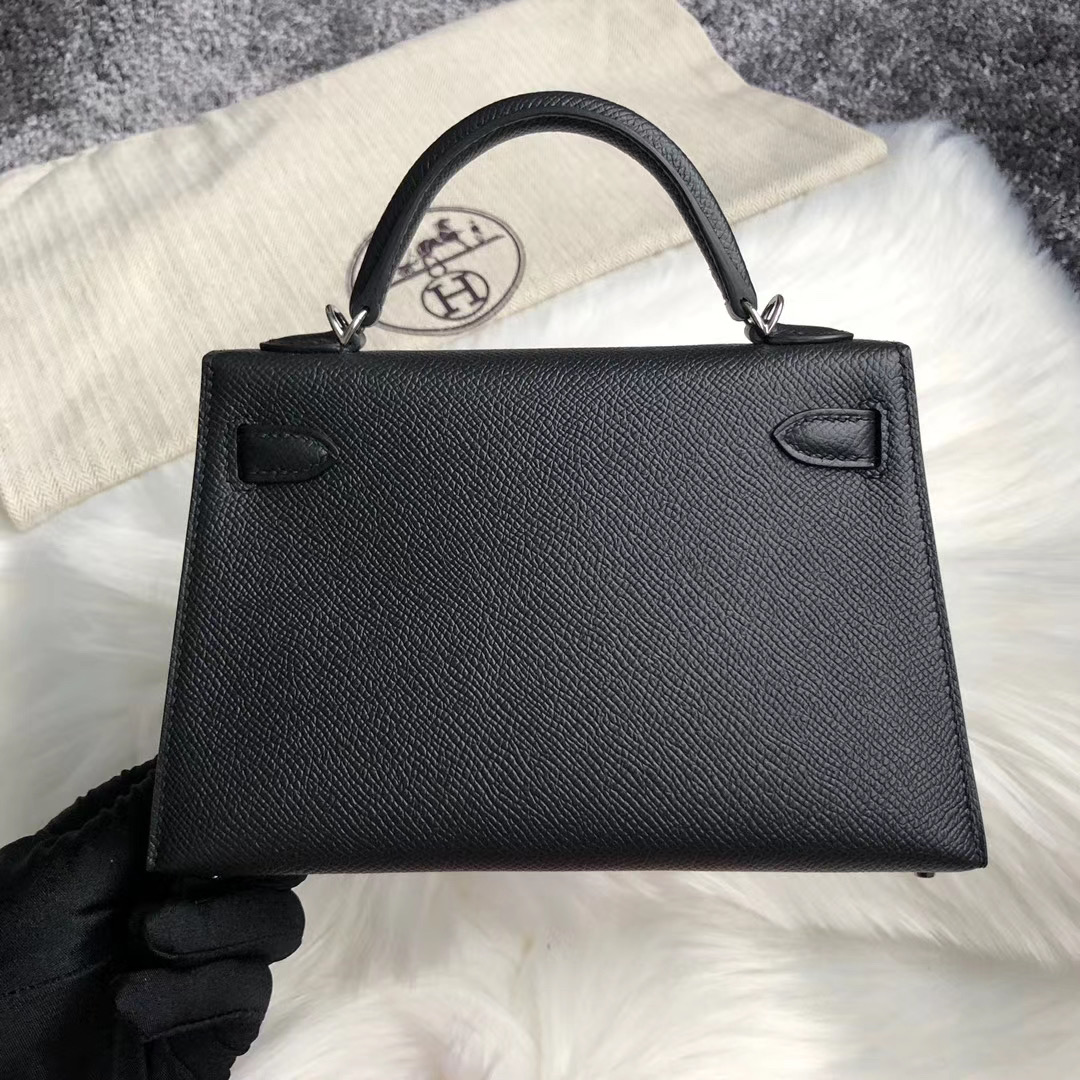 臺灣高雄市大樹區 Hermes Kelly Mini 2代 CK89 Black 黑色