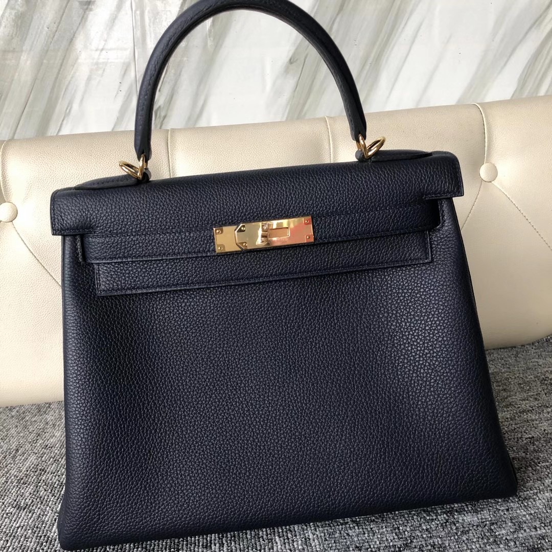 香港西貢區西貢愛馬仕凱莉包多少錢 Hermes Kelly 28cm 2Z Blue Nuit 午夜藍