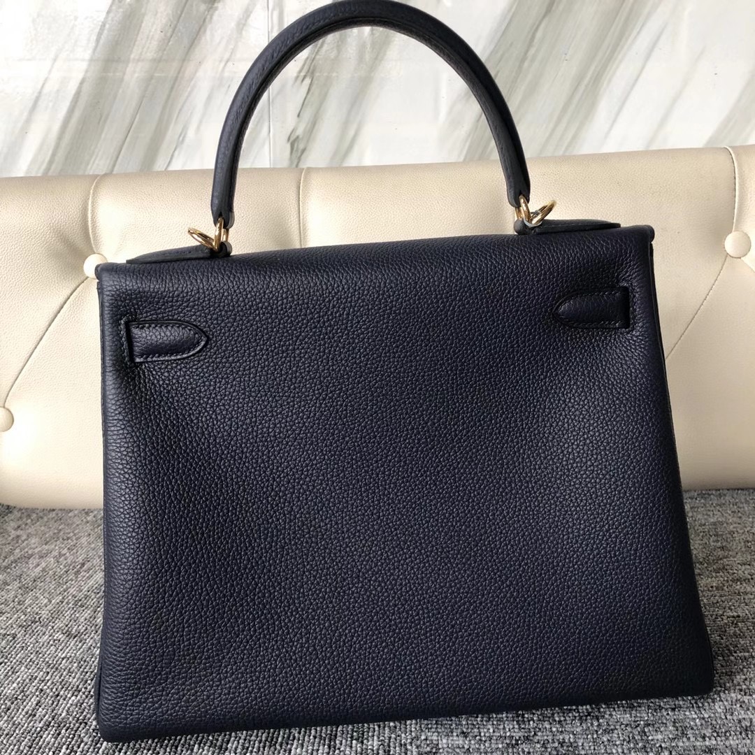 香港西貢區西貢愛馬仕凱莉包多少錢 Hermes Kelly 28cm 2Z Blue Nuit 午夜藍