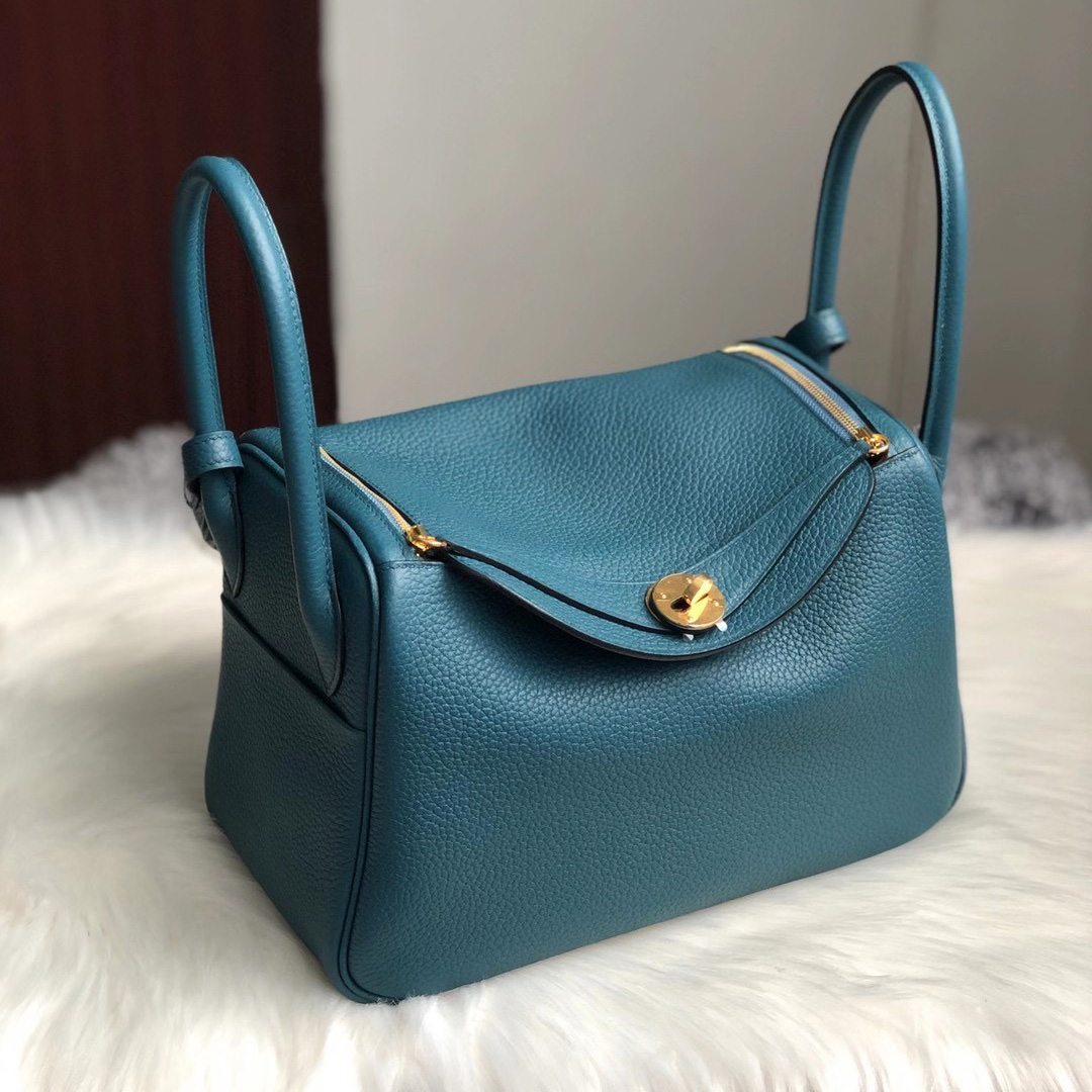 香港深水埗區荔枝角 Hermes Lindy 26cm W0 Vert Bosphore 博斯普魯斯綠