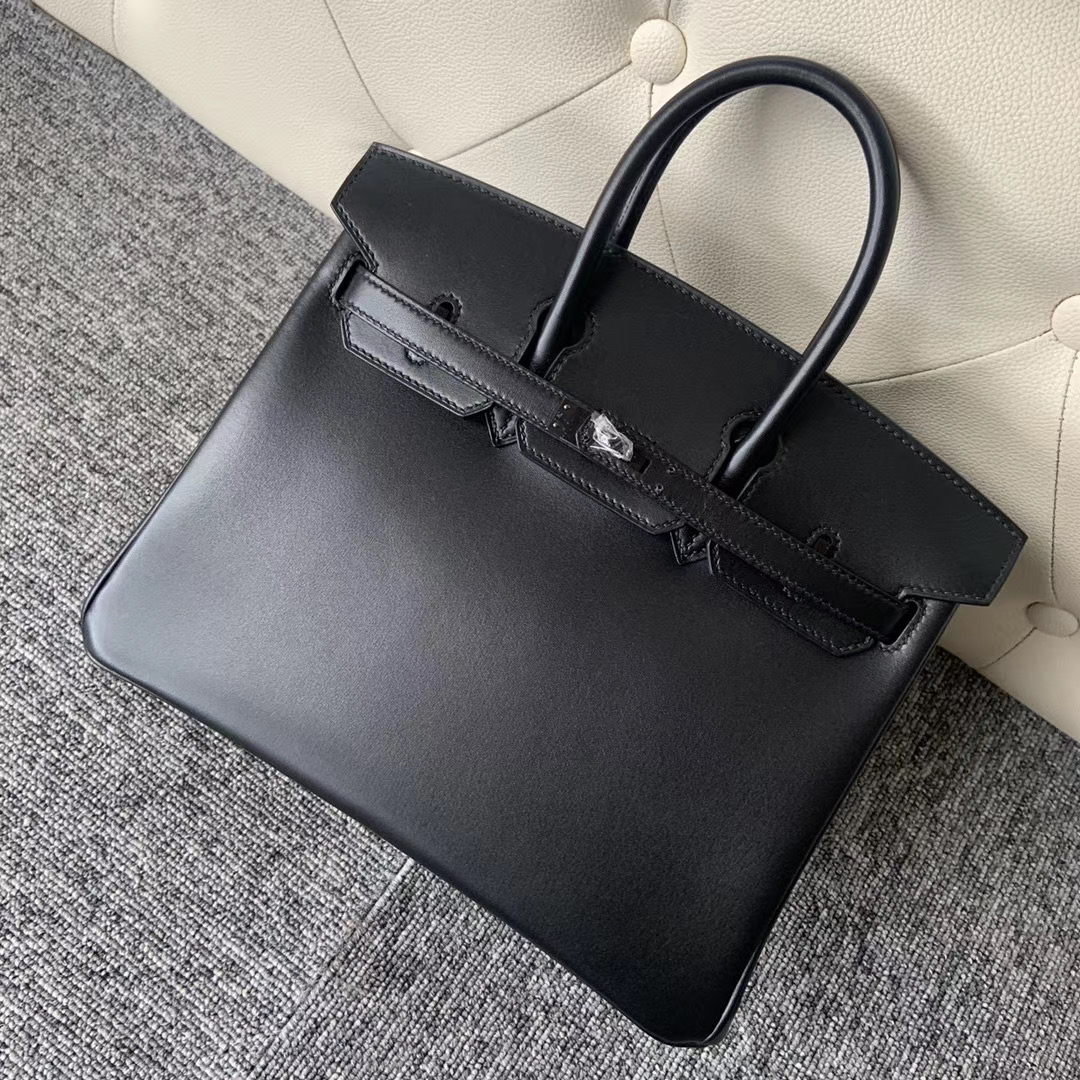 新北市新店區 愛馬仕鉑金包官網價格 Hermes Birkin 25cm Box So Black