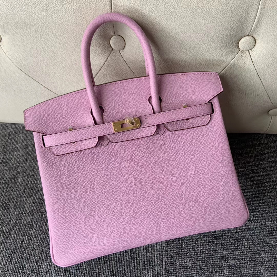 新北市淡水區 Hermes Birkin 25cm Epsom X9 Mauve sylvestre