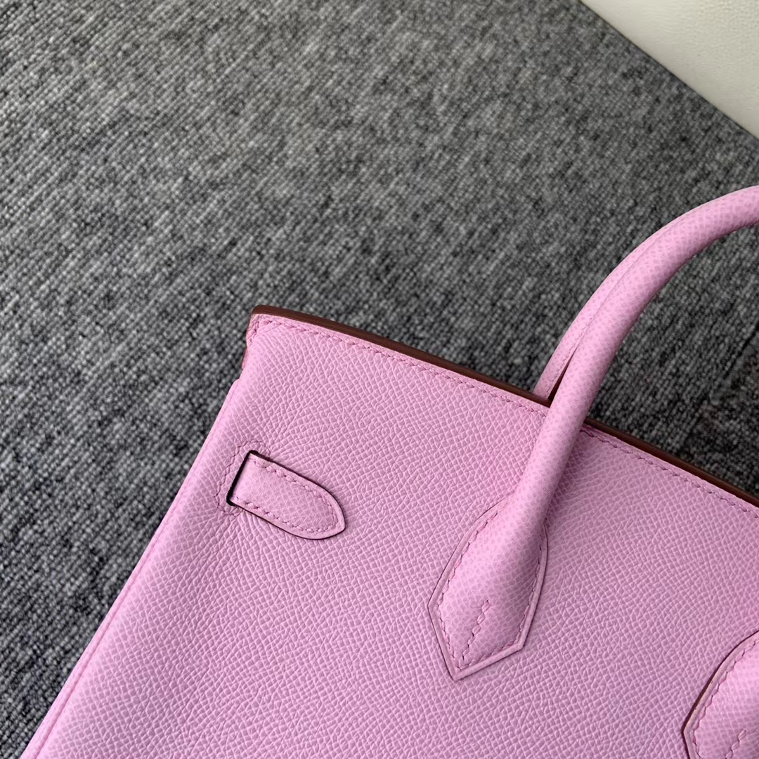 新北市淡水區 Hermes Birkin 25cm Epsom X9 Mauve sylvestre