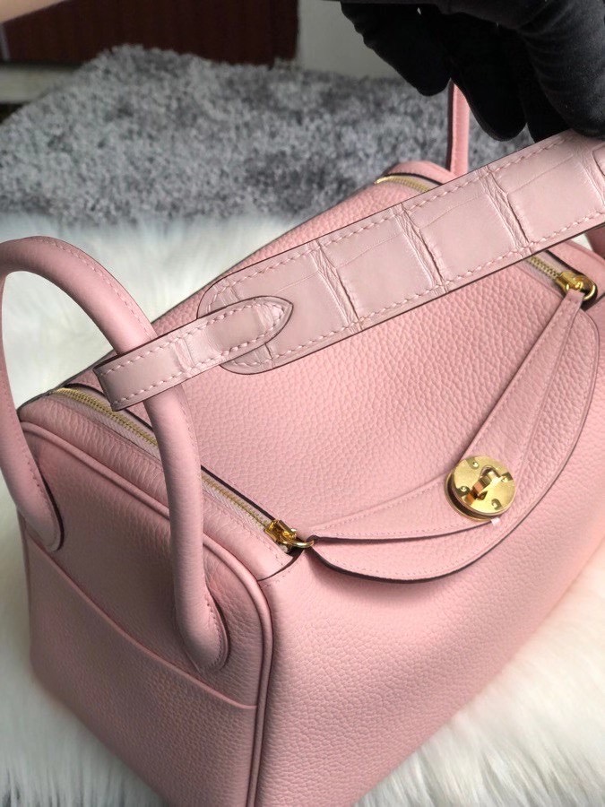 新北市深坑區 Hermes Lindy 26cm Touch CC3Q Rose Sakura 新粉色