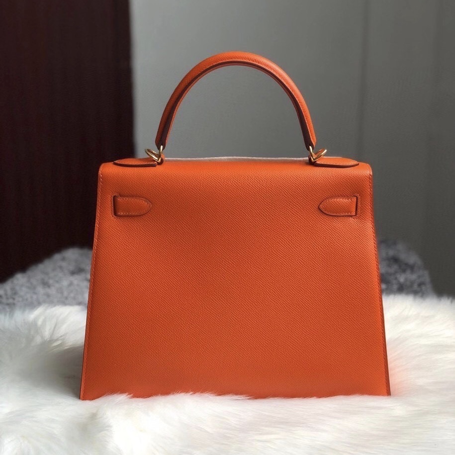 Hermes Kelly 28cm 9J Feu 火焰橙 臺灣新北市泰山區愛馬仕凱莉包