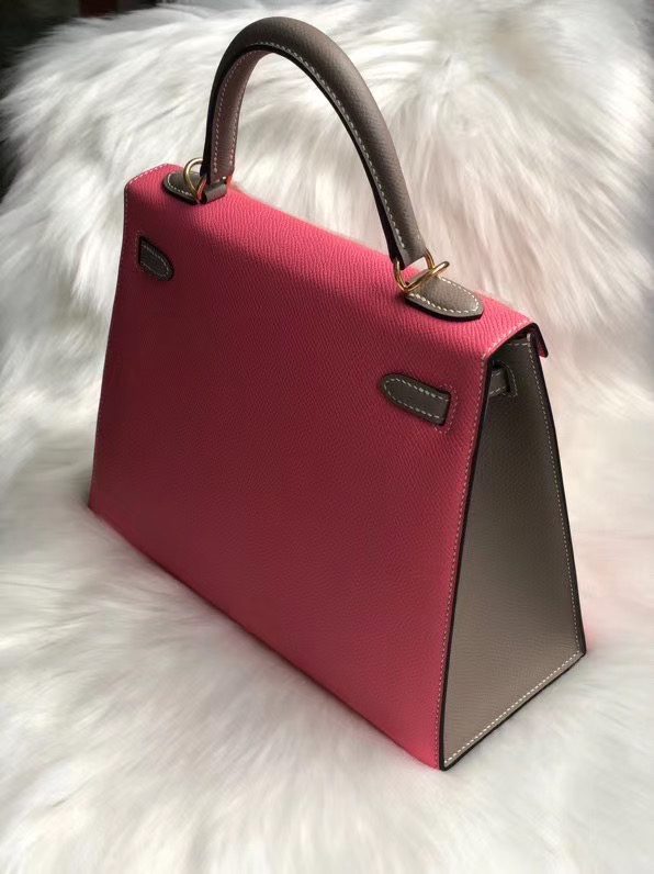 新北市三重區愛馬仕 Hermes Kelly HSS 25cm 8W唇膏粉 拼 18 Etoupe