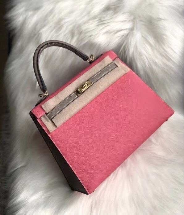 新北市三重區愛馬仕 Hermes Kelly HSS 25cm 8W唇膏粉 拼 18 Etoupe