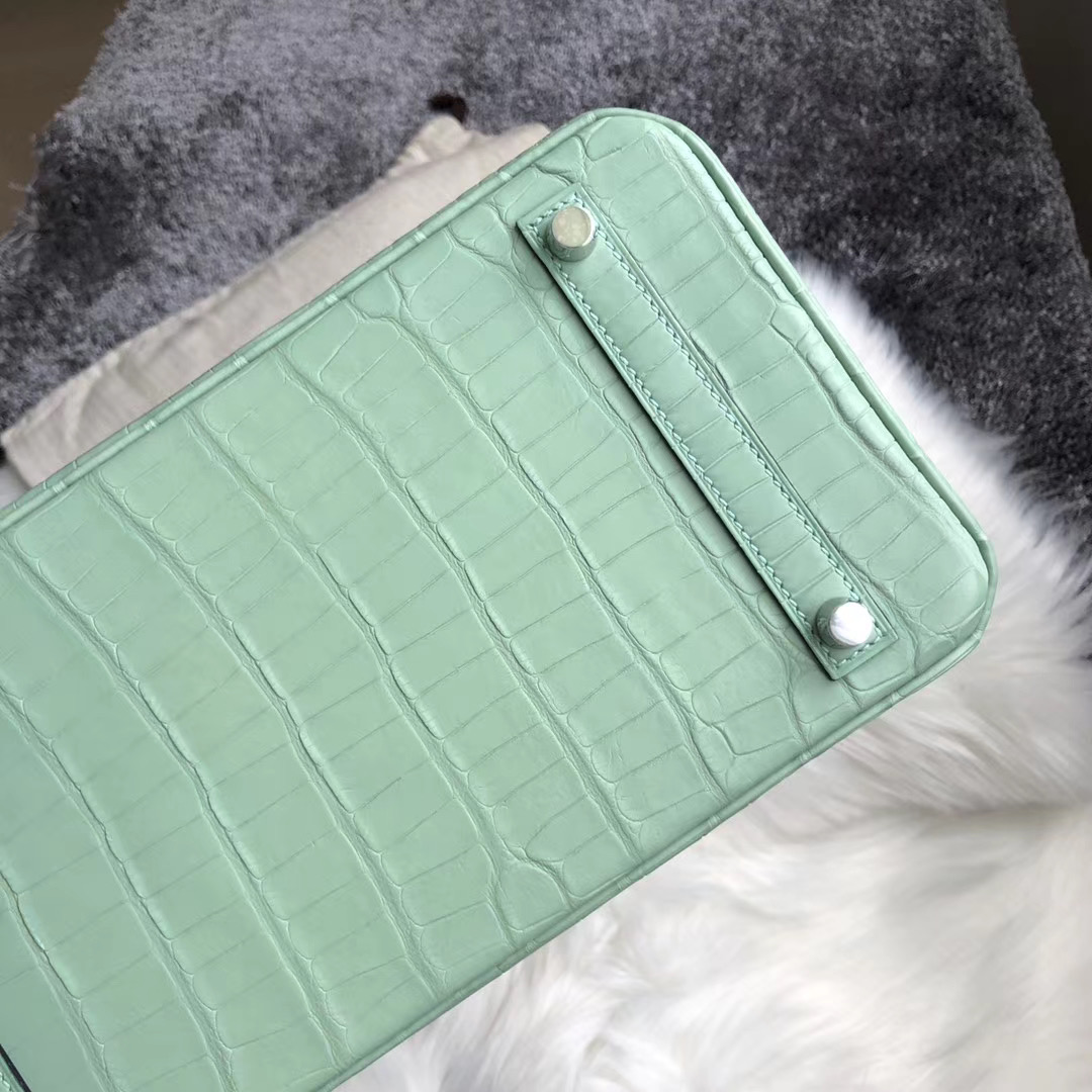 高雄市林園區 Hermes Birkin 30cm Handbag 6U mint green 薄荷綠