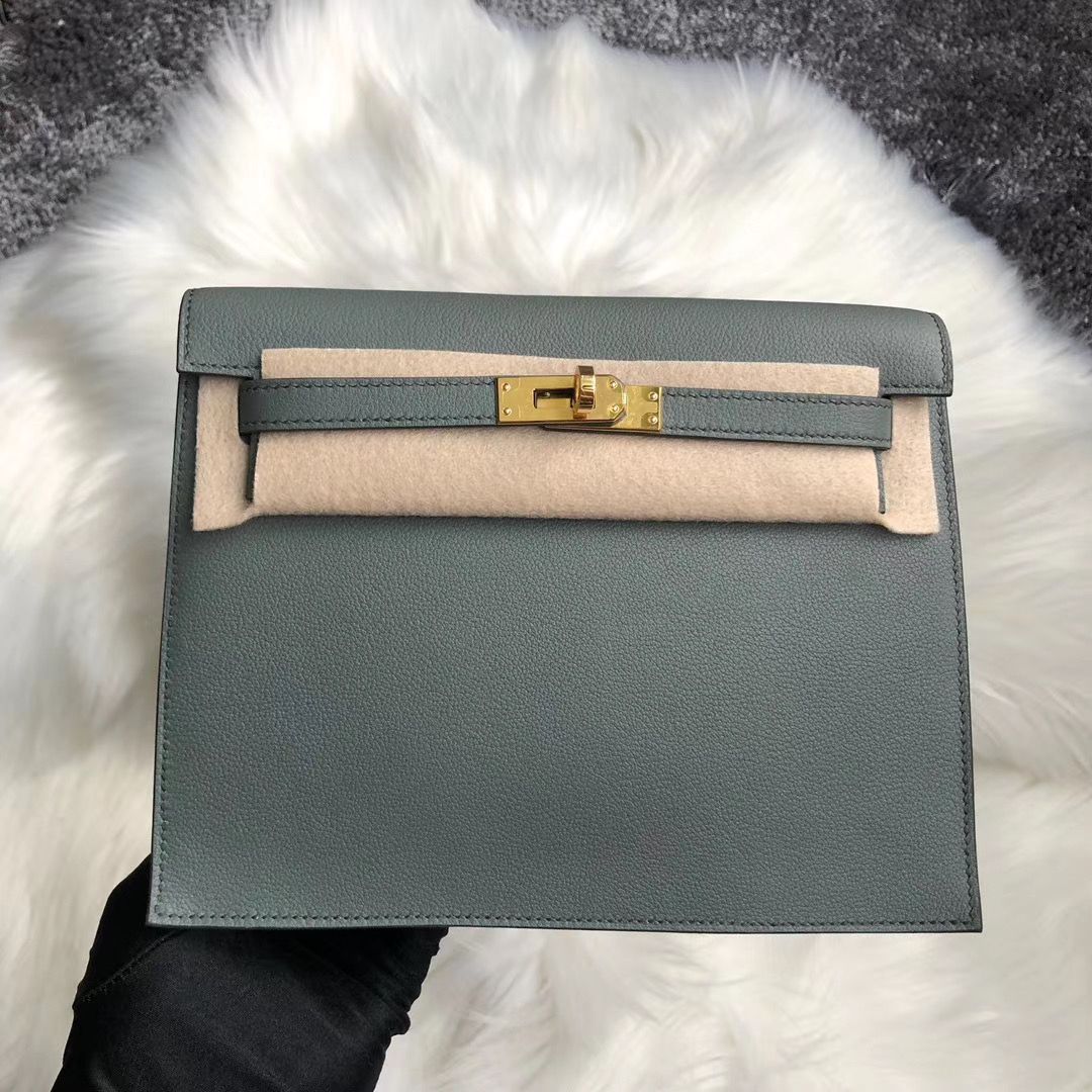 新北市石碇區 Taiwan Hermes Kelly Danse Evercolor 63 杏綠色 Vert amade