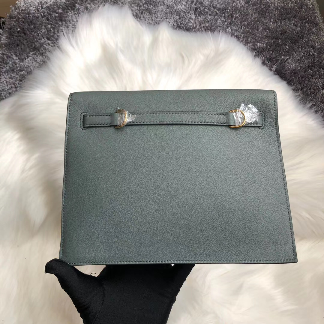 新北市石碇區 Taiwan Hermes Kelly Danse Evercolor 63 杏綠色 Vert amade